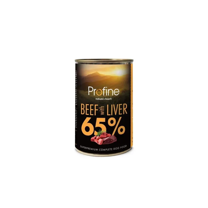 Profine Can Pure Meat Beef, Beef Liver & Potato 400 g | Premium