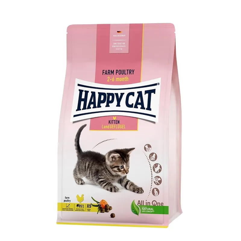 Happy Cat Kitten Farm Poultry (1,3 kg) | Beställ online