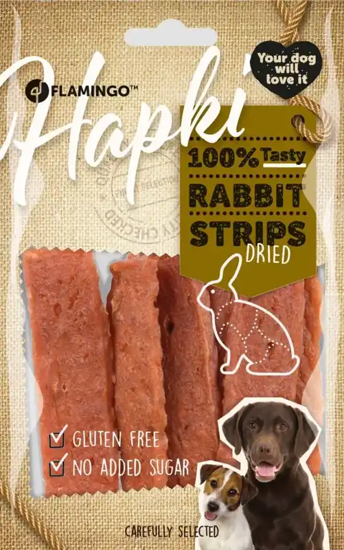 Hapki godisstrips med kanin 85g - Skaffa nu
