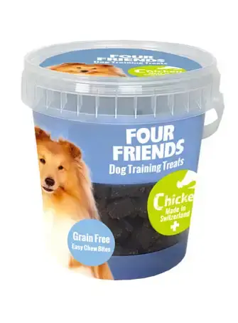 Finns tillgänglig | FourFriends Training Treats Chicken