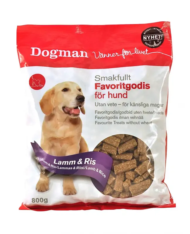 Erbjudandet går snart ut - Dogman Favoritgodis lamm & ris