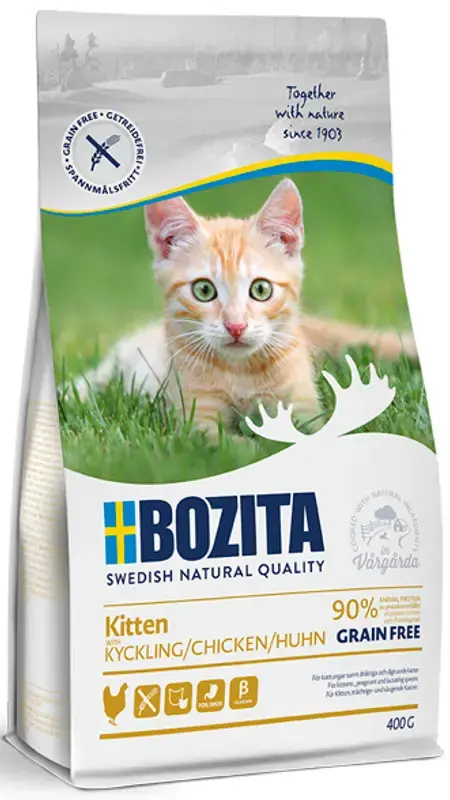 Bozita Kitten Grain Free Chicken 400 g | Skaffa nu