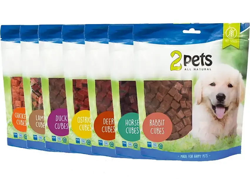 2pets Hundgodis Cubes 400g - Kan beställas