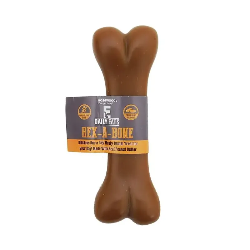 Tidsbegränsat erbjudande - Rosewood Daily Eats Hex-A Bone Hundgodis 54 g