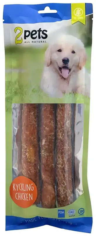 Missa inte erbjudandet - 2Pets Tuggpinne m kycklingfile 28cm 3-pack