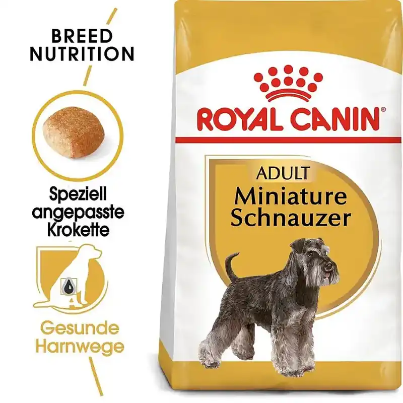 Beställ nu - ROYAL CANIN Miniature Schnauzer Adult torrfoder för dvärgschnauzer 7,5 kg