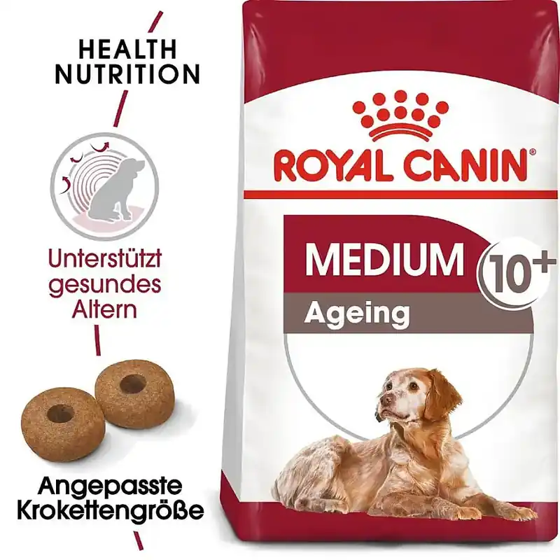 Professionell kvalitet - ROYAL CANIN Medium Ageing 10+ torrfoder för vuxna hundar, medelstora raser 15 kg