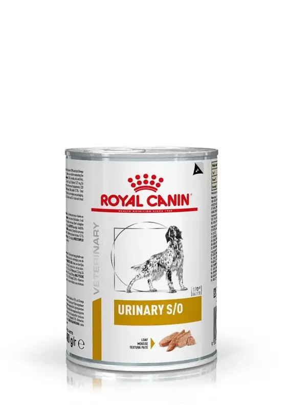 Mycket efterfrågad - Royal Canin Veterinary Diets Urinary S/O Loaf våtfoder för hund 12×410 g