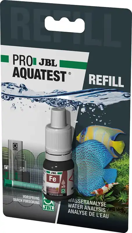 JBL ProAquaTest Järn, Påfyllning - Enkel retur