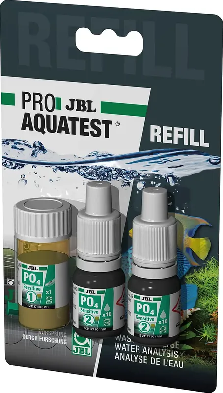Rabatter - JBL ProAquaTest Phosphate Sensitive (fosfatkänslig), Påfyllning