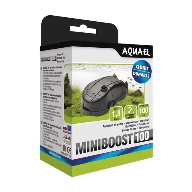 Aquael MiniBoost 100 – Luftpump med 1 utblås - Sista dagarna