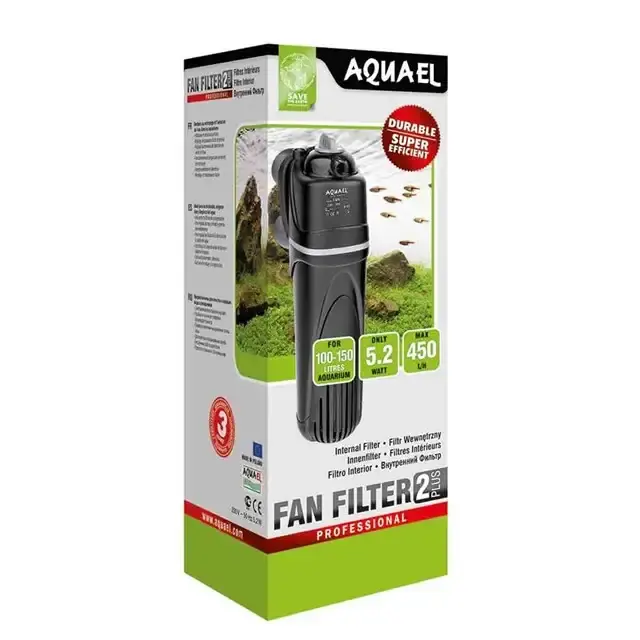Spara nu | Aquael Fan Filter 2+ – Innerfilter – 450 l/h