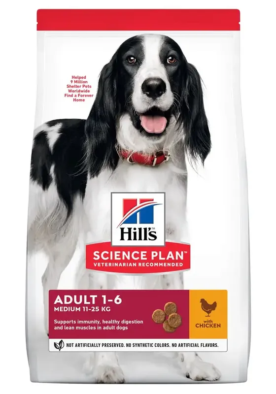 Fabrikspris - Hill’s Science Plan Hund Medium Vuxen Kyckling 14 kg