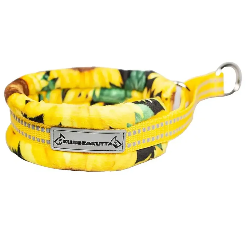 Kusse&Kutta Hundhalsband Solrosor - Fynd