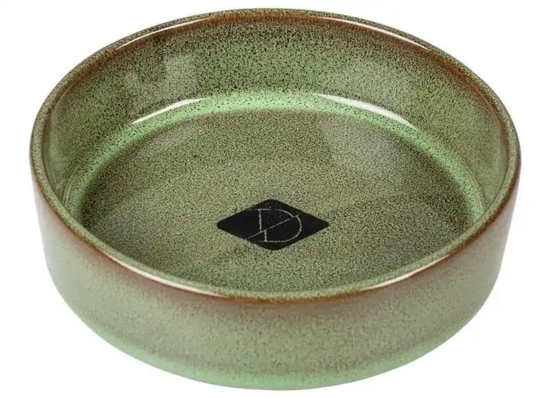 Prisnedsättning - Kattmatskål Grön Jasper