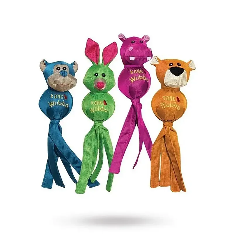Erbjudande - Kong Wubba Ballistic Friends – Hundleksak med pip