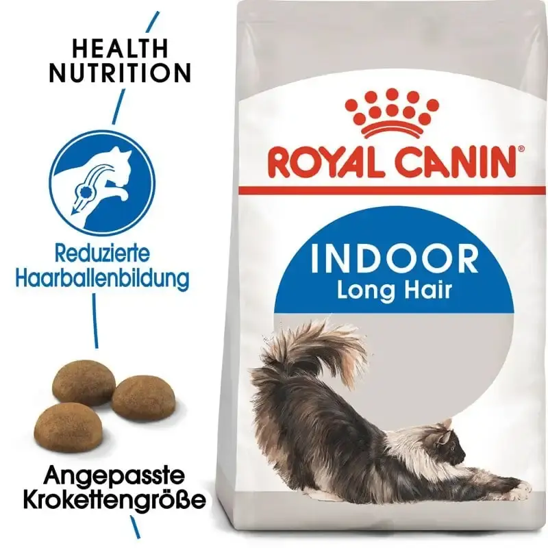 Mycket populär | ROYAL CANIN Indoor Longhair torrfoder för inomhuskatter med lång päls 10 kg