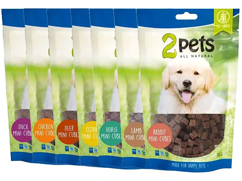 2pets Hundgodis Mini Cubes 100g | Endast idag