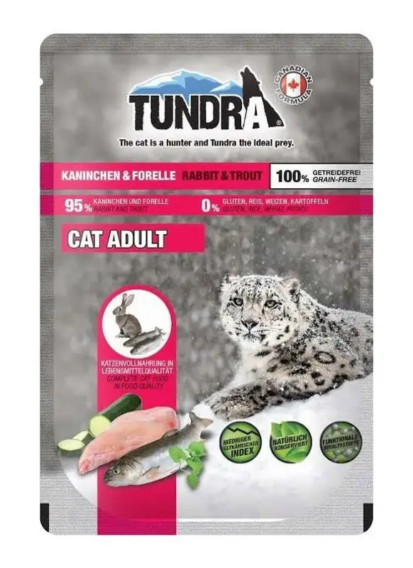 Tundra portionspåse Kanin & Forell 85 g - Outlet