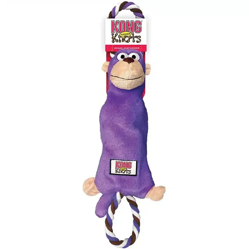 KONG Tugger Knots apa S/M för hundar | Direkt från fabriken