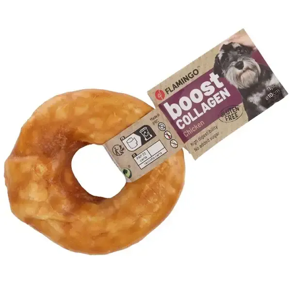 Boost Ring med kyckling/kollagen Ø10cm - Premiumkvalitet