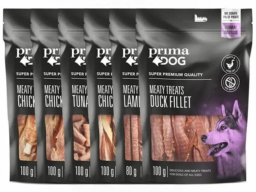 PrimaDog Meaty Treats 100g | Smidig beställning
