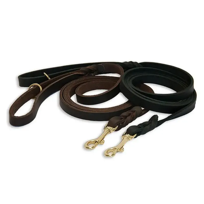 Feel Leather Braid Läderkoppel Mässing Brun | Erbjudande