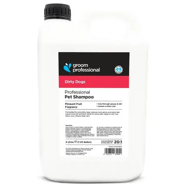 Groom Professional Dirty Dogs Schampo – 4 liter - Kampanjpris