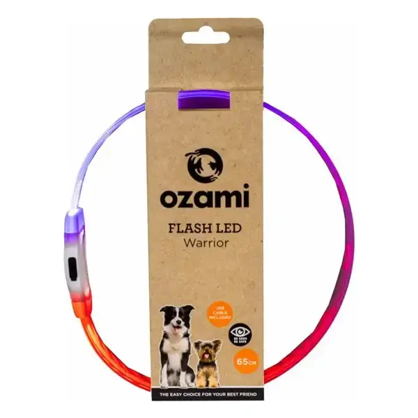 Finns tillgänglig - Blinkhalsband Ozami multicolor