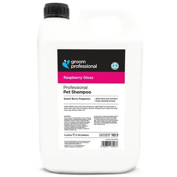 Groom Professional Raspberry Gloss Schampo – 4 liter - Så länge lagret räcker