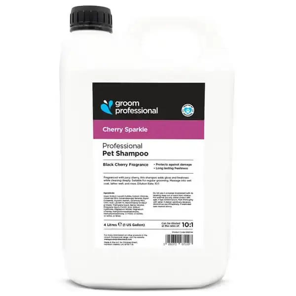 Groom Professional Cherry Sparkle Schampo – 4 liter | Beställ idag