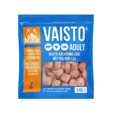 Superpris - MUSH Vaisto® Blå, 3 kg