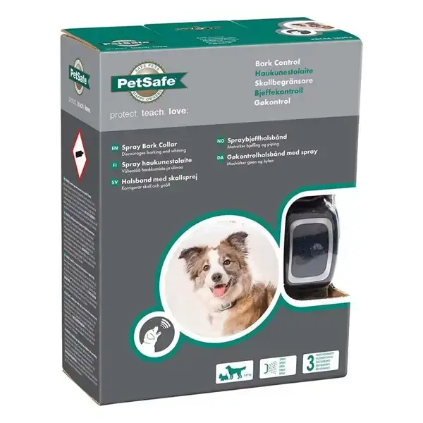 Nyhet i webbutiken - Antiskallhalsband spray patron