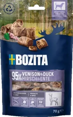Slutrea - Bozita Snacks Meaty Bites Venison & Duck