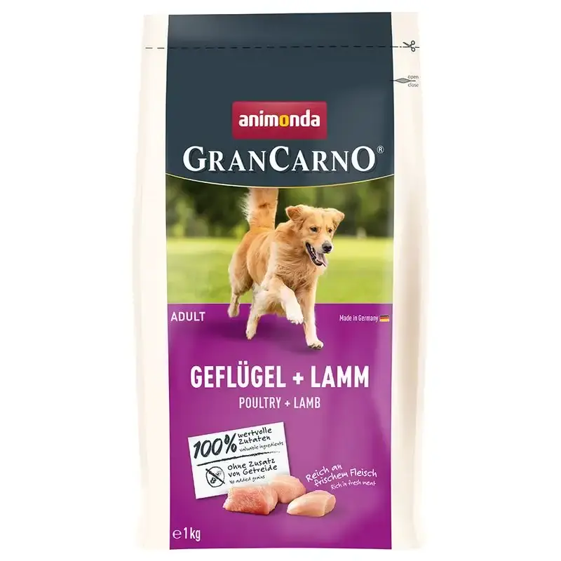 Passa på nu | 1 kg + 1 kg på köpet! 2 påsar animonda GranCarno torrfoder-2411855.5