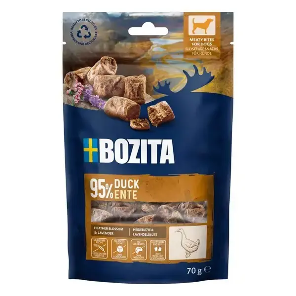 Mycket populär | Bozita Snacks Meaty Bites Duck 70g