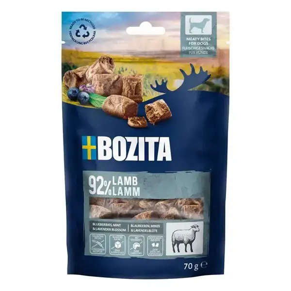 Kampanjpris - Bozita Snacks Meaty Bites Lamb 70g