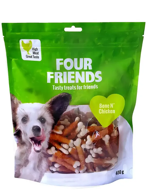 Kanonerbjudande - FourFriends Dog Bone N’ Chicken
