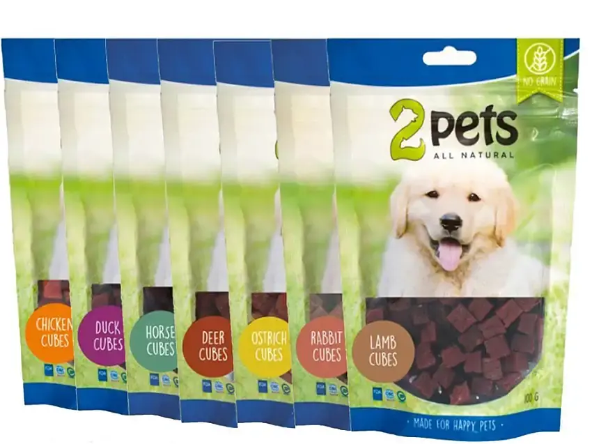 Extra rabatt - 2pets Hundgodis Cubes 100g