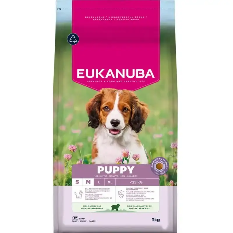 Eukanuba Premium Nutrition Puppy Small & Medium Breed Lamb & Rice-2393161.2 | Skynda dig