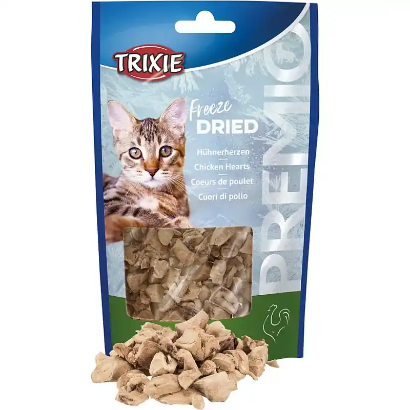 Favorit hos kunderna - Premio frystorkade kycklinghjärtan, 25g
