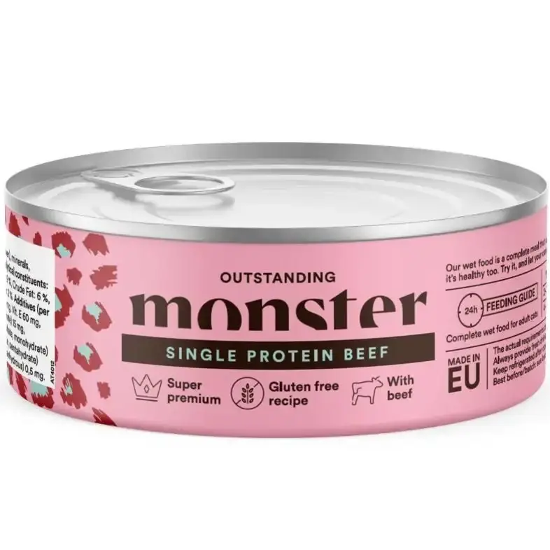 Monster Adult Single Beef 100gr - Prisnedsättning