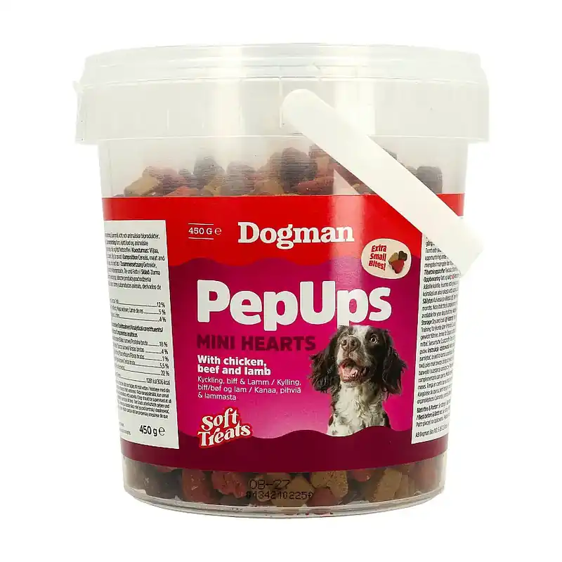 PepUps Mini Hearts Hundgodis-C479539 | Kundernas favorit