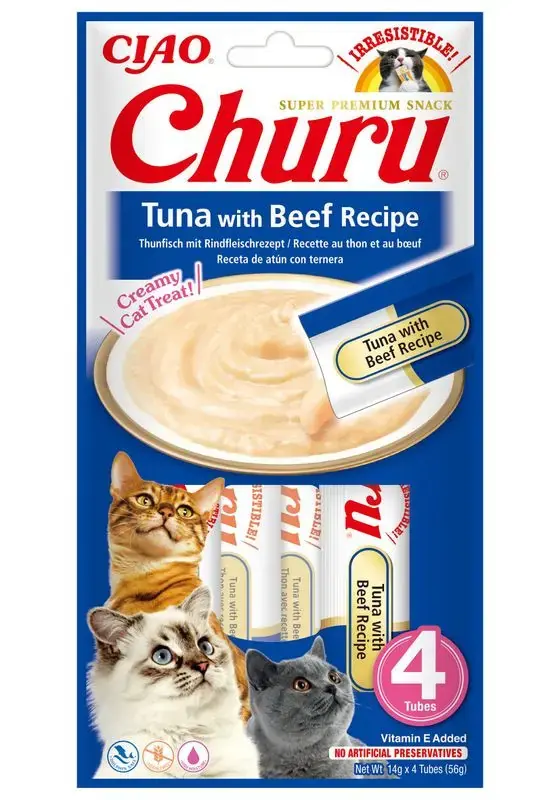 Kattgodis Churu Creamy Tuna with Beef - Mycket populär