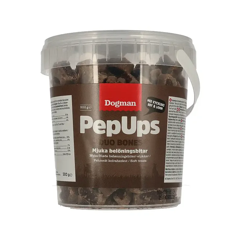 Kundfavorit | PepUps Duo Bones 3-smak Hundgodis 100g-C479537
