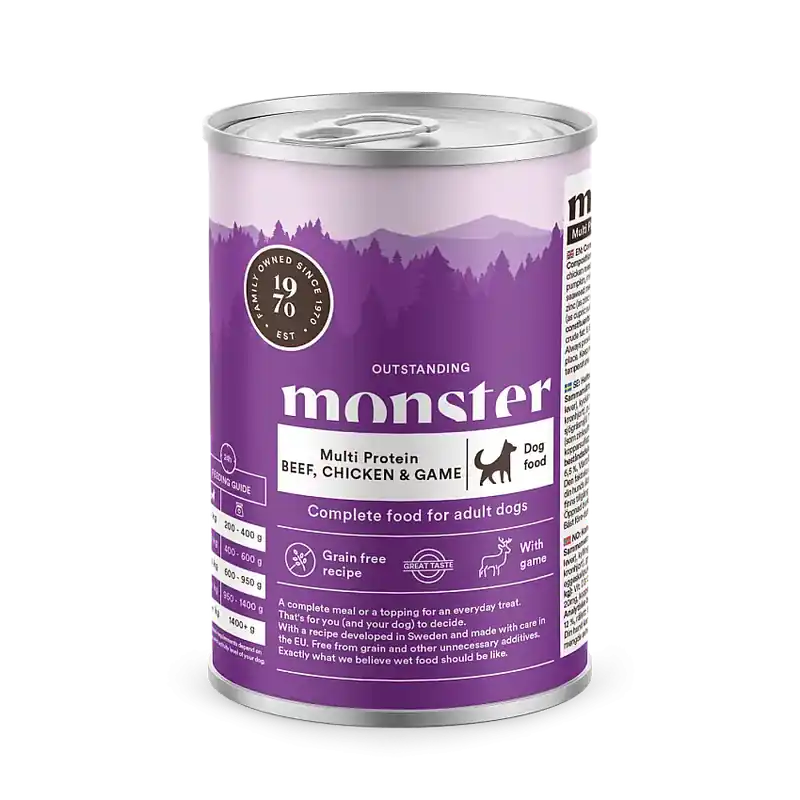 Topprodukt - Monster Adult Multi Beef/chicken/game 400g