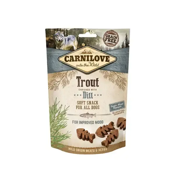 Handla säkert - Carnilove Semi Moist Snack Trout & Dill 200g