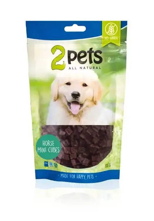 2pets hundgodis minikuber häst, 100g | Toppsäljare