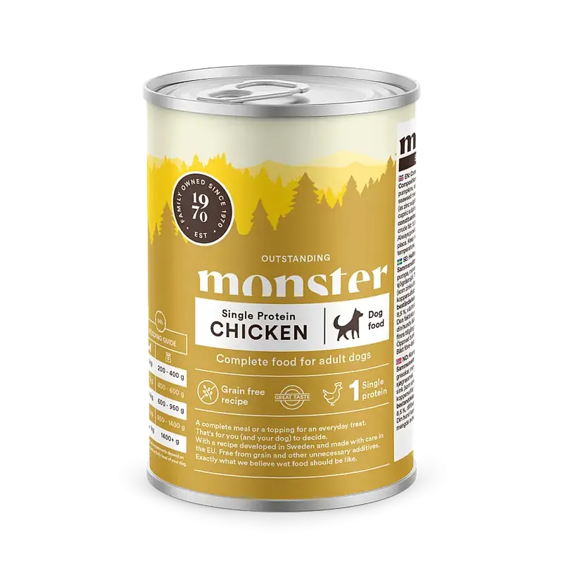 Monster Adult Single chicken 400g | Beställ nu