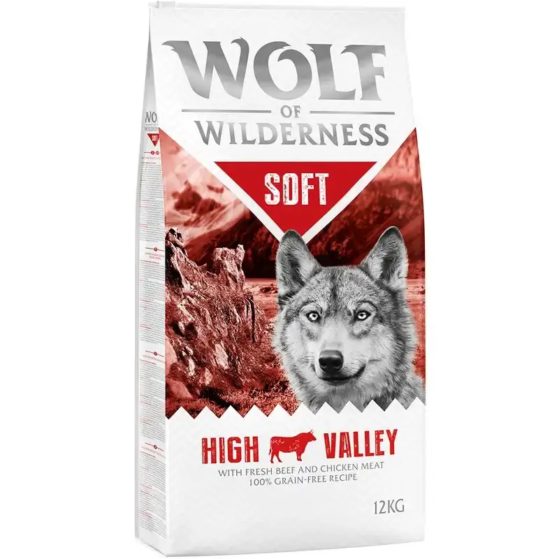 Favorit hos kunderna | Wolf of Wilderness Soft – High Valley – Beef med kyckling-683924.0